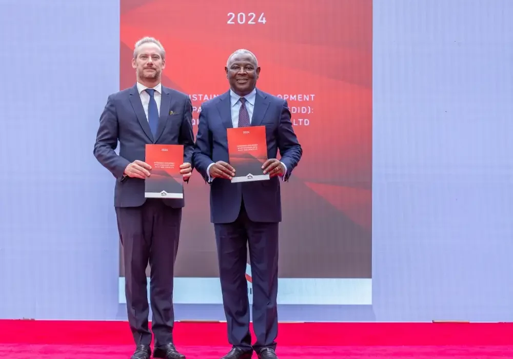 French Ambassador to Kenya, H.E. Arnaud Suquet, and Equity Group Managing Director and CEO, Dr. James Mwangi